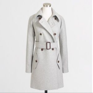 J crew factory wool trench coat
